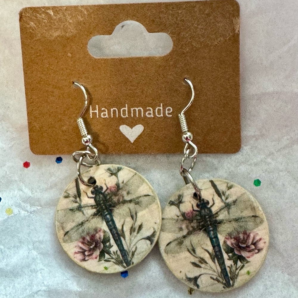 Handmade Dragonfly Earrings